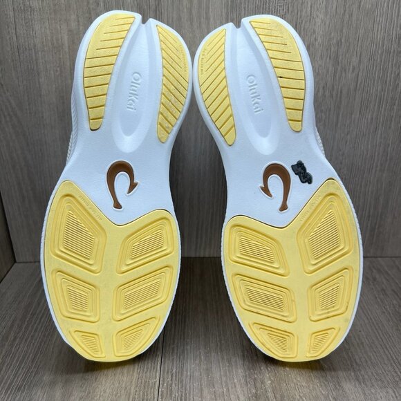 OluKai Island Hopper Sneakers Womens 10 Lace Up Athletic Travel Knit Puka Honey - Picture 9 of 11